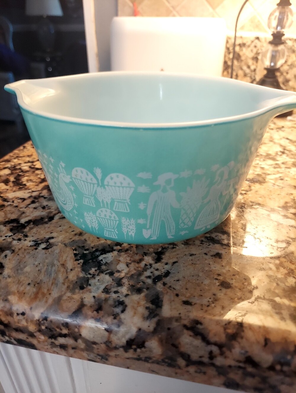 Amish Butterprint Turquoise Pyrex